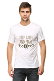 Keep Calm and Make Coffee Men's T-shirt